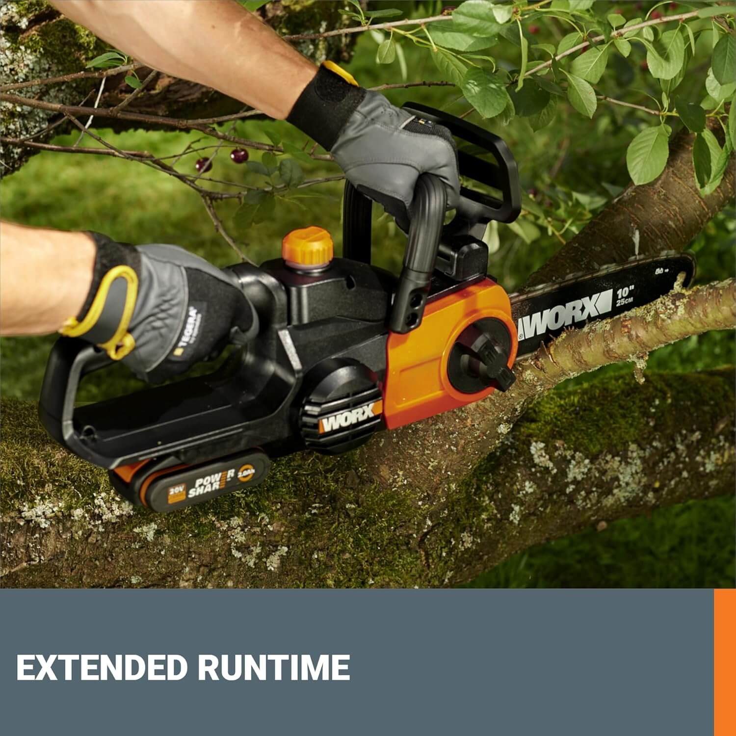 WORX WG322 20V Power Share 10" Cordless Chainsaw