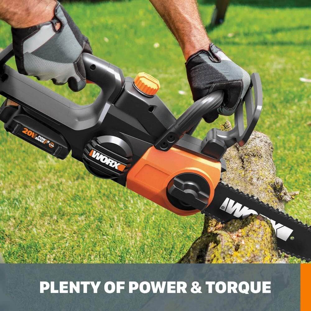 WORX WG322.9 20V Power Share 10" Cordless Chainsaw, Tool Only