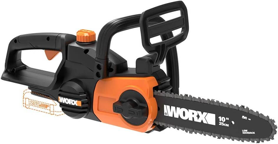 WORX WG322.9 20V Power Share 10" Cordless Chainsaw, Tool Only