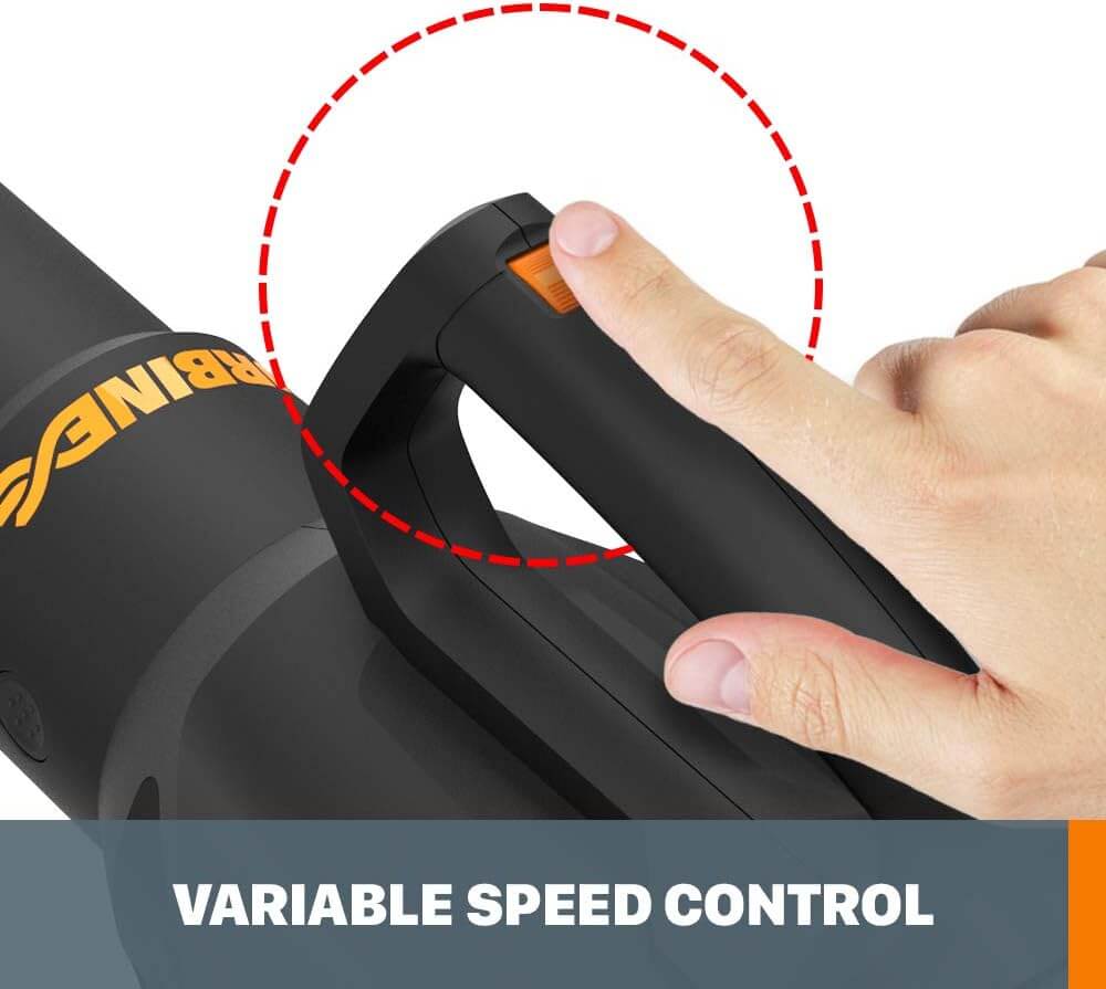 WORX WG547.9 360CFM 20V Cordless Leaf Blower