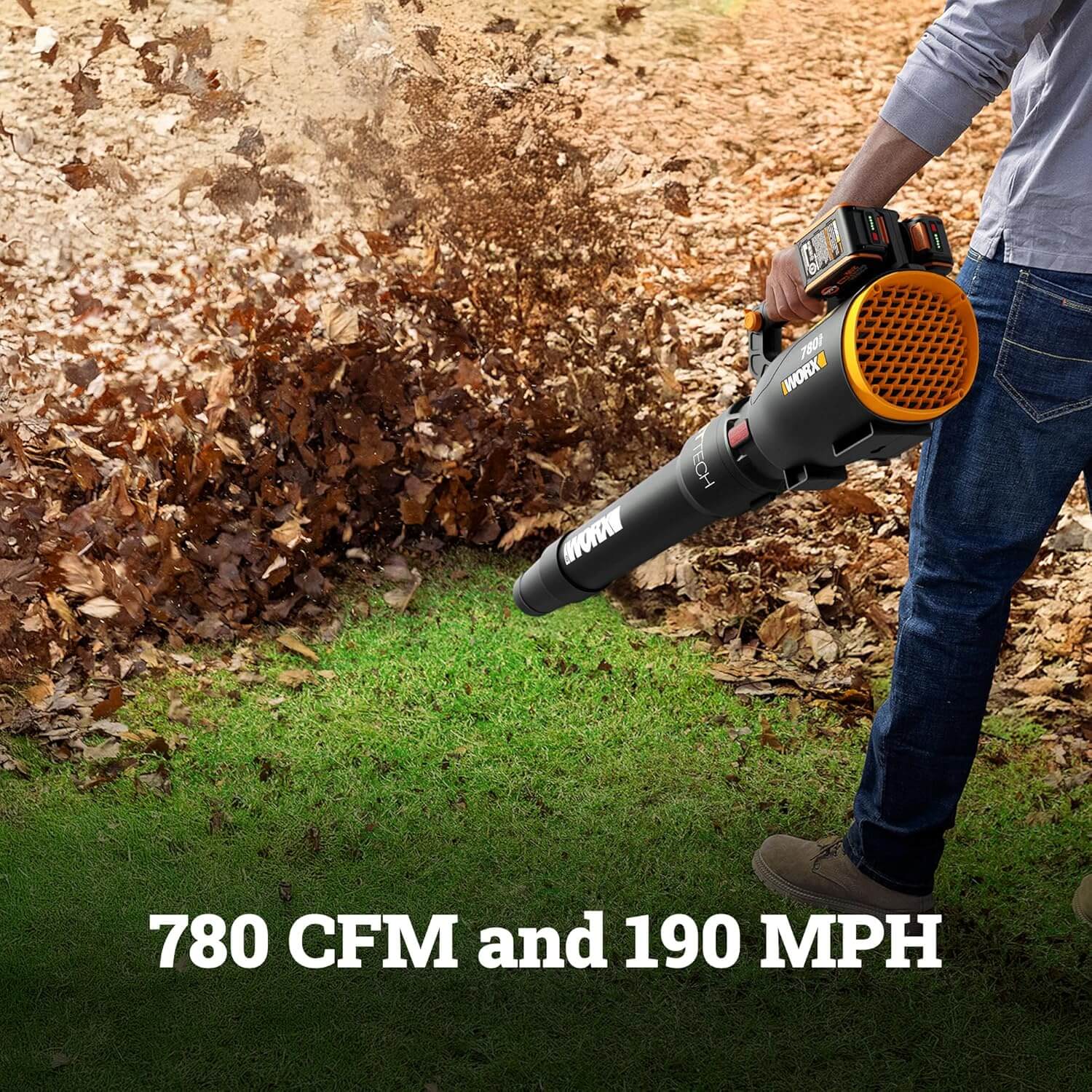 WORX WG582 780CFM 40V Cordless Leaf Blower