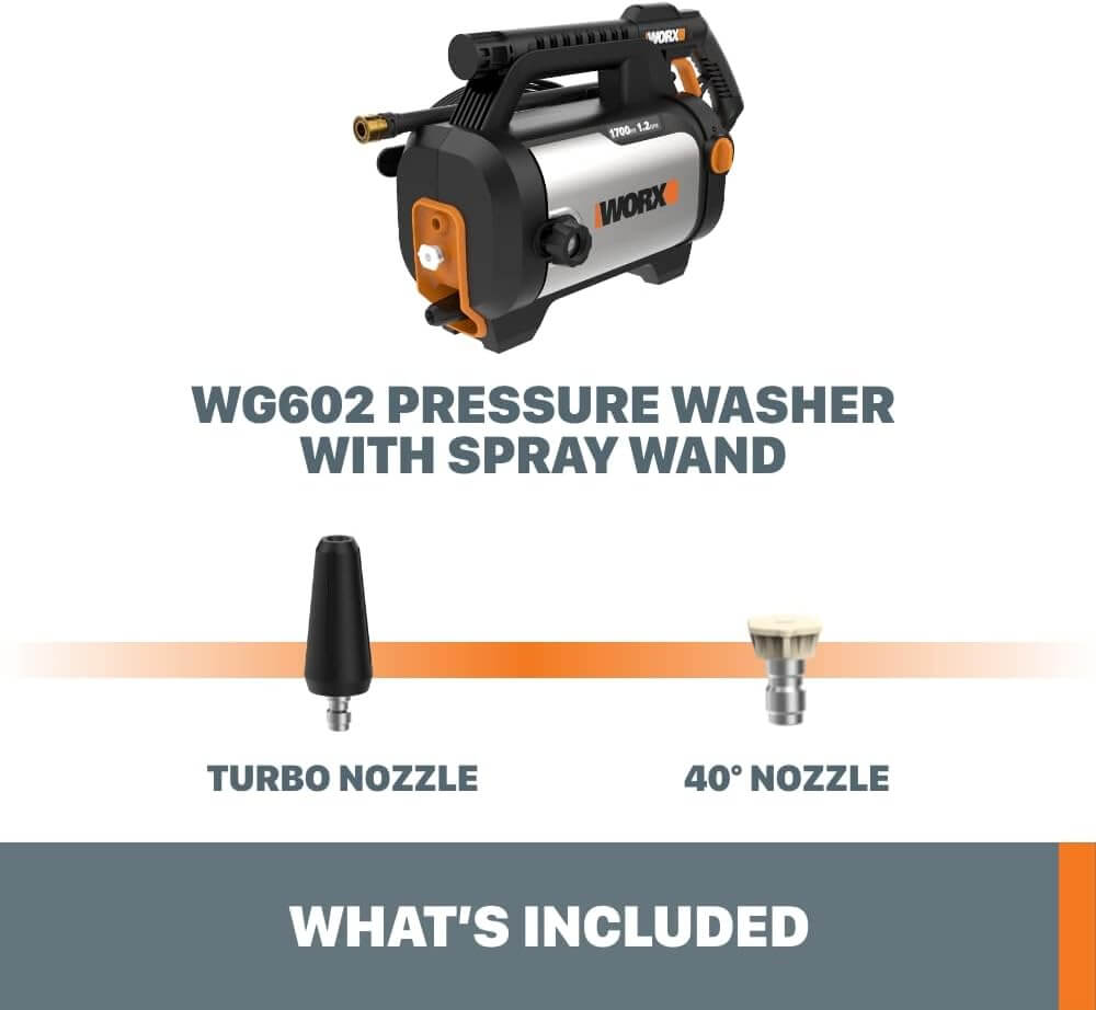 WORX WG602 13 Amp Electric Pressure Washer