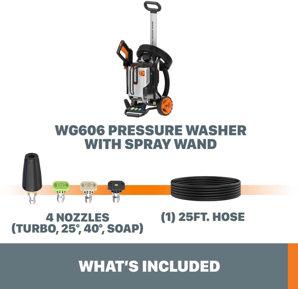 WORX WG606 13 Amp Electric Pressure Washer
