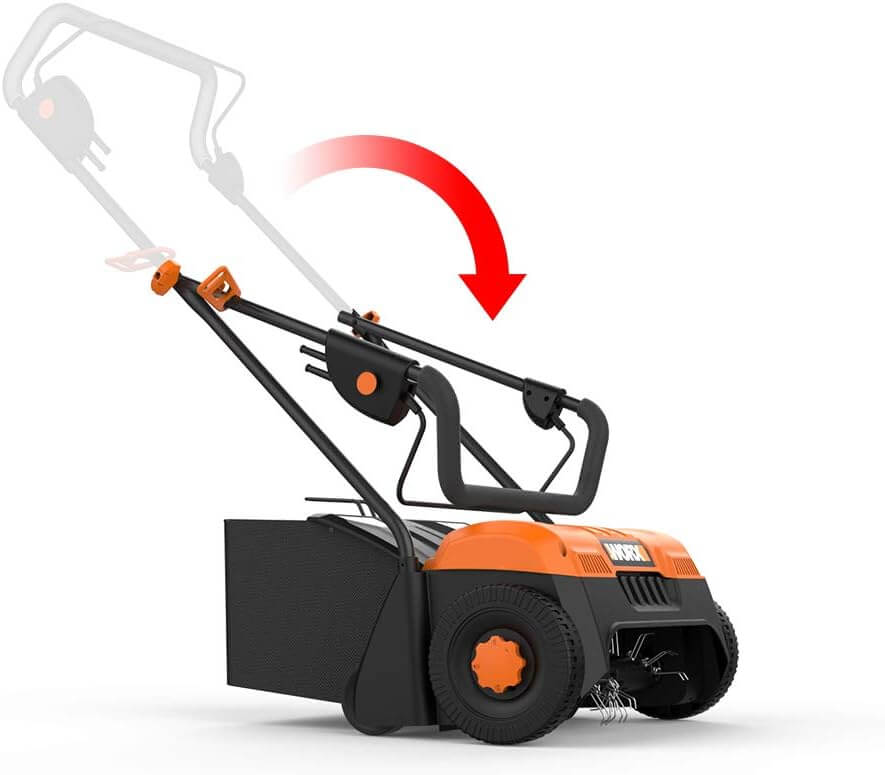 WORX WG850 12Ah Corded Lawn Dethatcher, Electric Scarifier