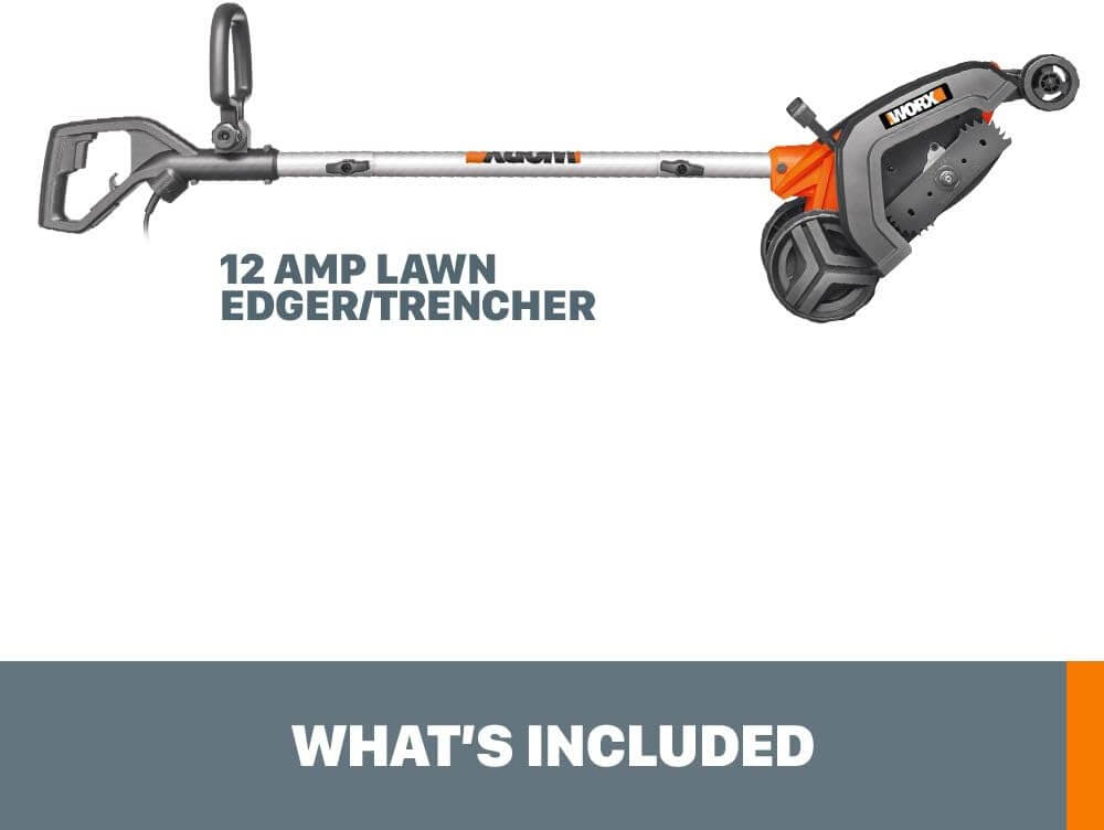 WORX WG896 7.5" 12 Amp Corded Electric Lawn Edger & Trencher