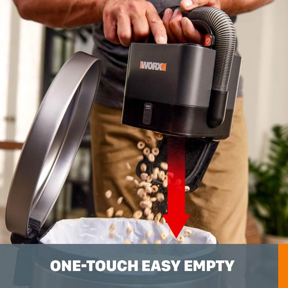 WORX WX030L 20V Power Share Cordless Cube Vac Compact Vacuum Cleaner
