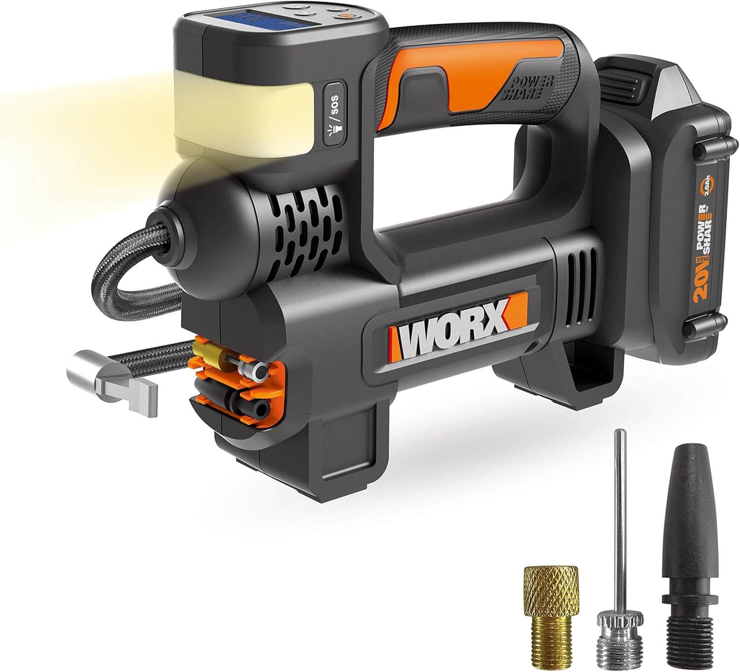 WORX WX092L 20V 2-In-1 Cordless Inflator