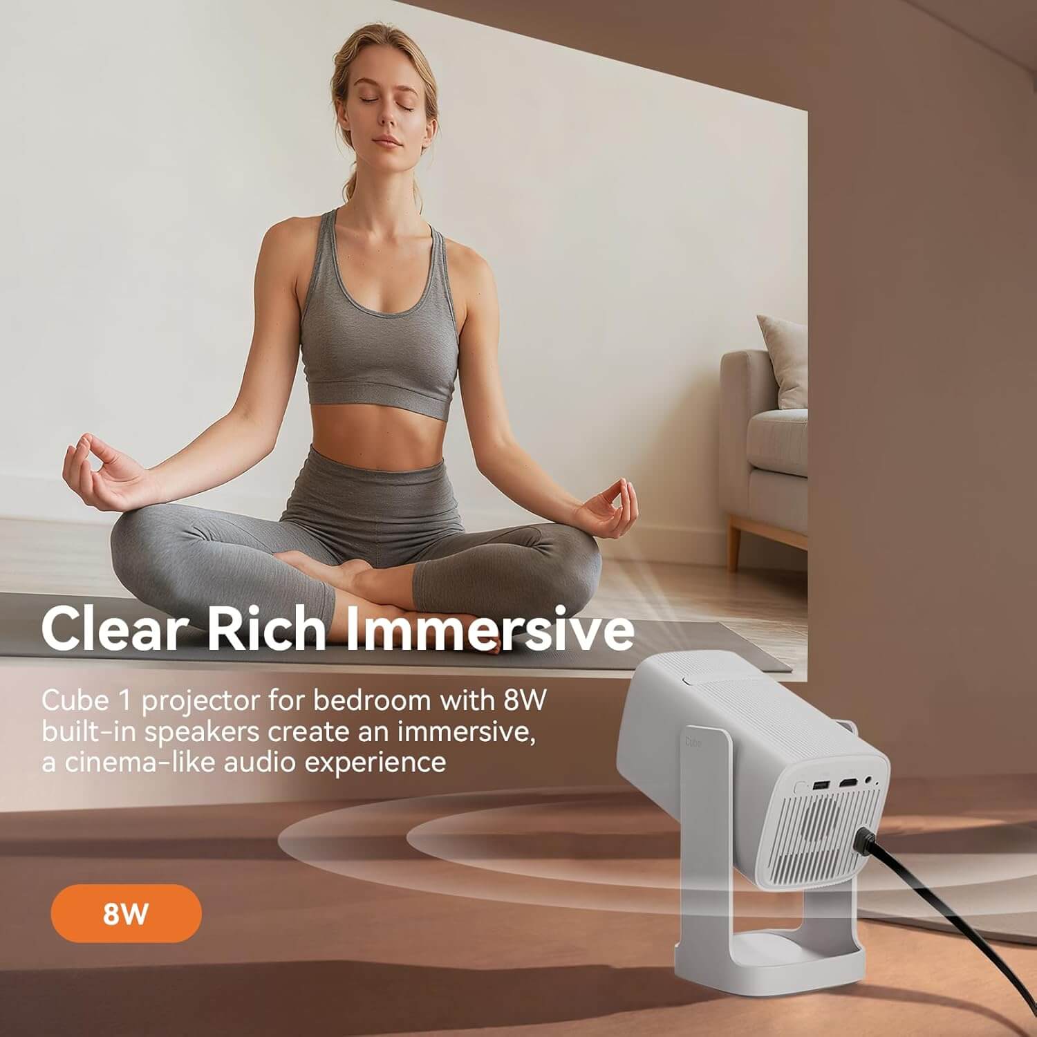 Wanbo Cube 1 Smart Home Projector Android TV OS