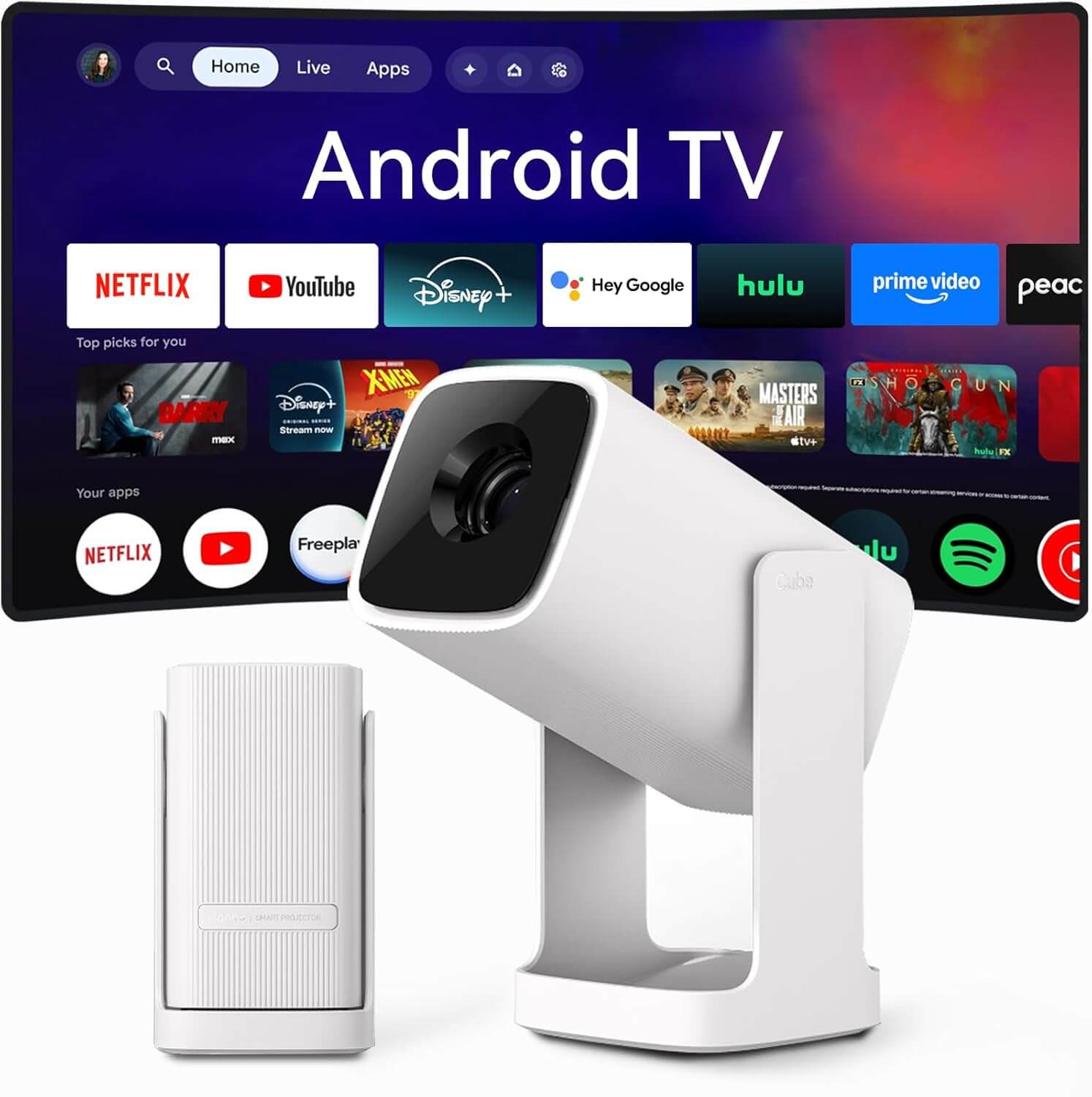 Wanbo Cube 1 Smart Home Projector Android TV OS