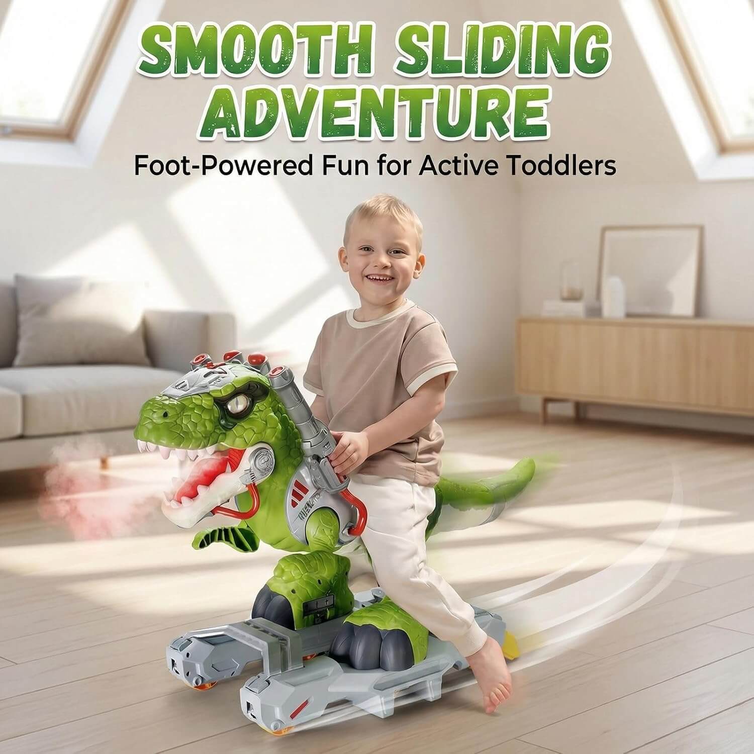 Wdebay K01 Kids' Ride-On Dinosaur Toy