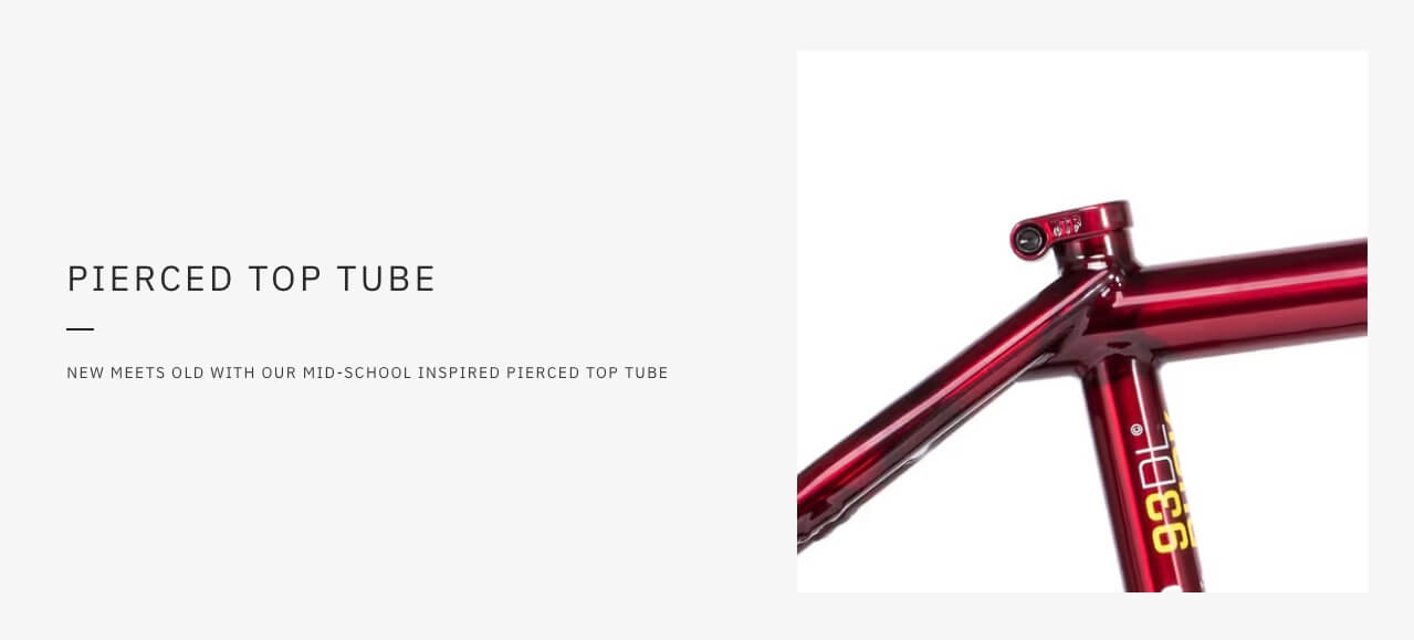 We The People BUCK BMX Bike Frame