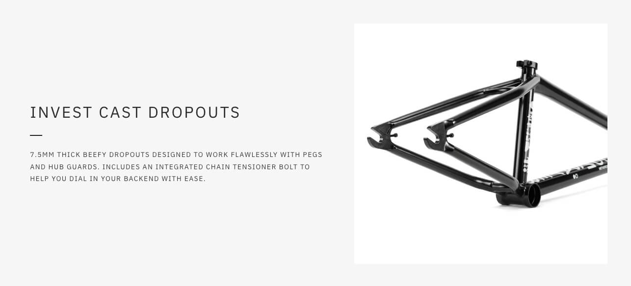 We The People DOOMSAYER Jordan Godwin Signature BMX Bike Frame