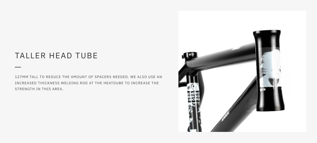 We The People DOOMSAYER Jordan Godwin Signature BMX Bike Frame