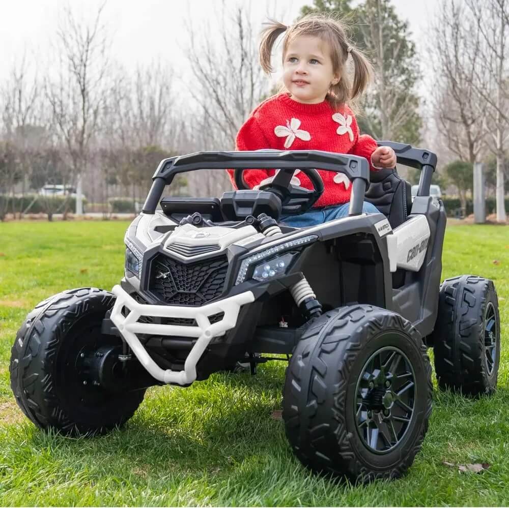 Moderno Kids CAN-AM MAVERICK CUSTOM EDITION 24V Electric UTV Ride-On Car, Parental Remote
