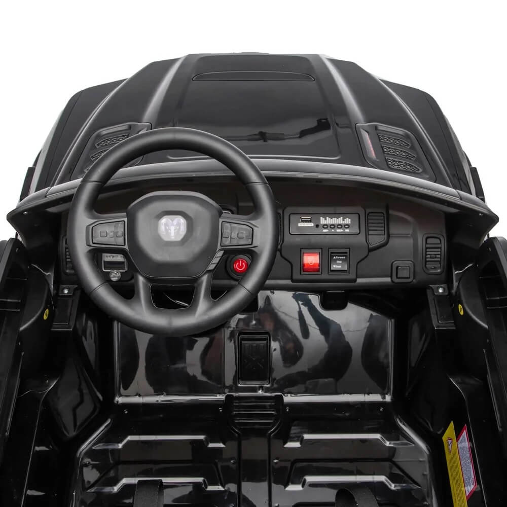 Moderno Kids DODGE RAM 2500 REBEL 24V Electric Ride-On Car Truck, Parental Remote
