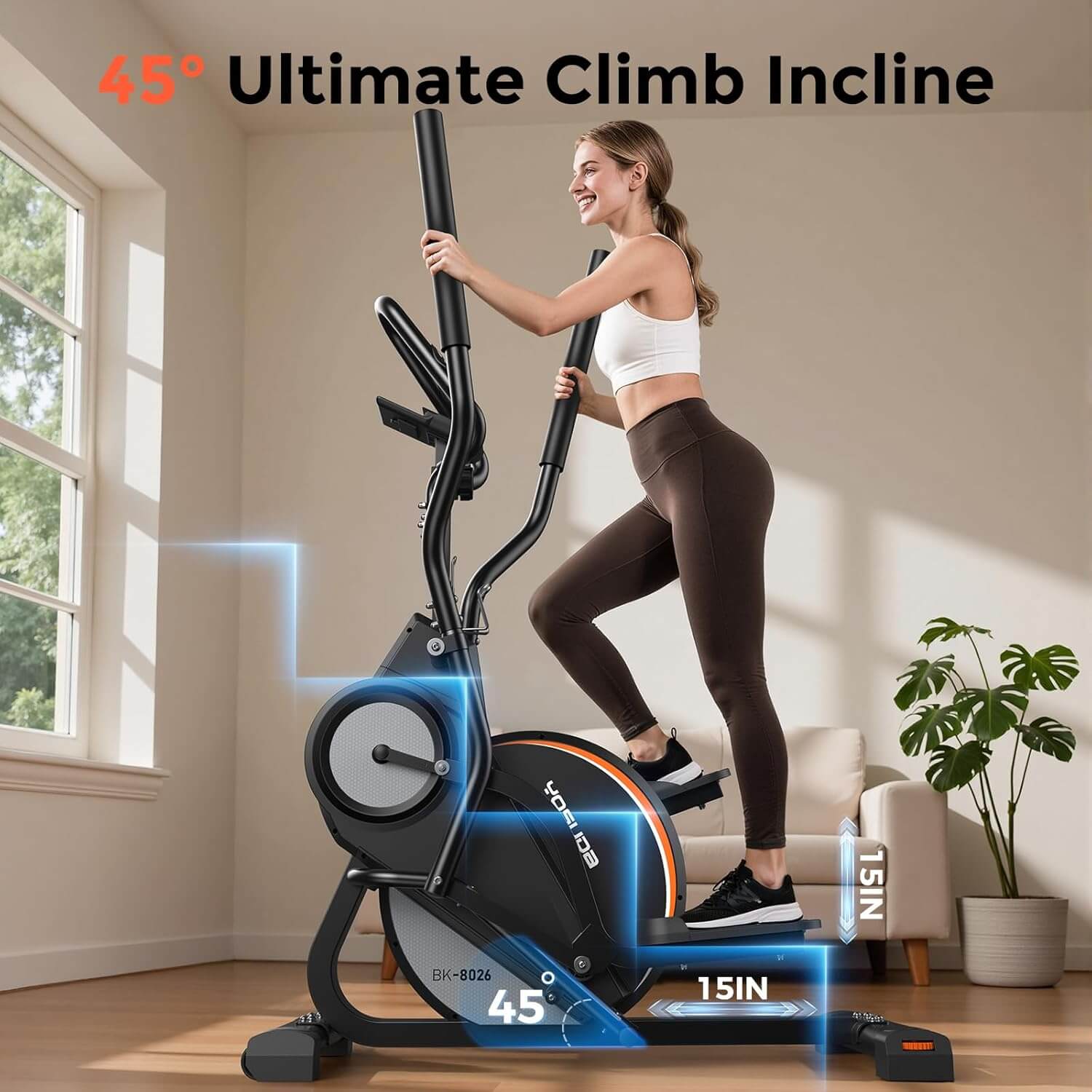 Yosuda DSJ-01 3-In-1 Elliptical Exercise Machine