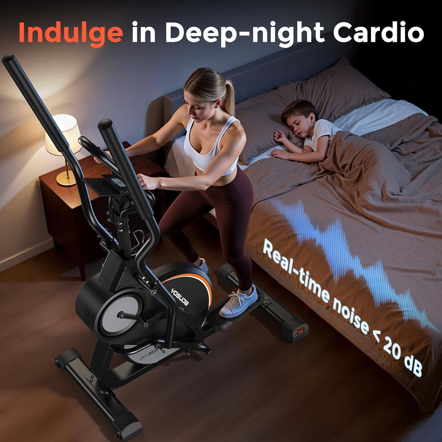 Yosuda DSJ-01 3-In-1 Elliptical Exercise Machine