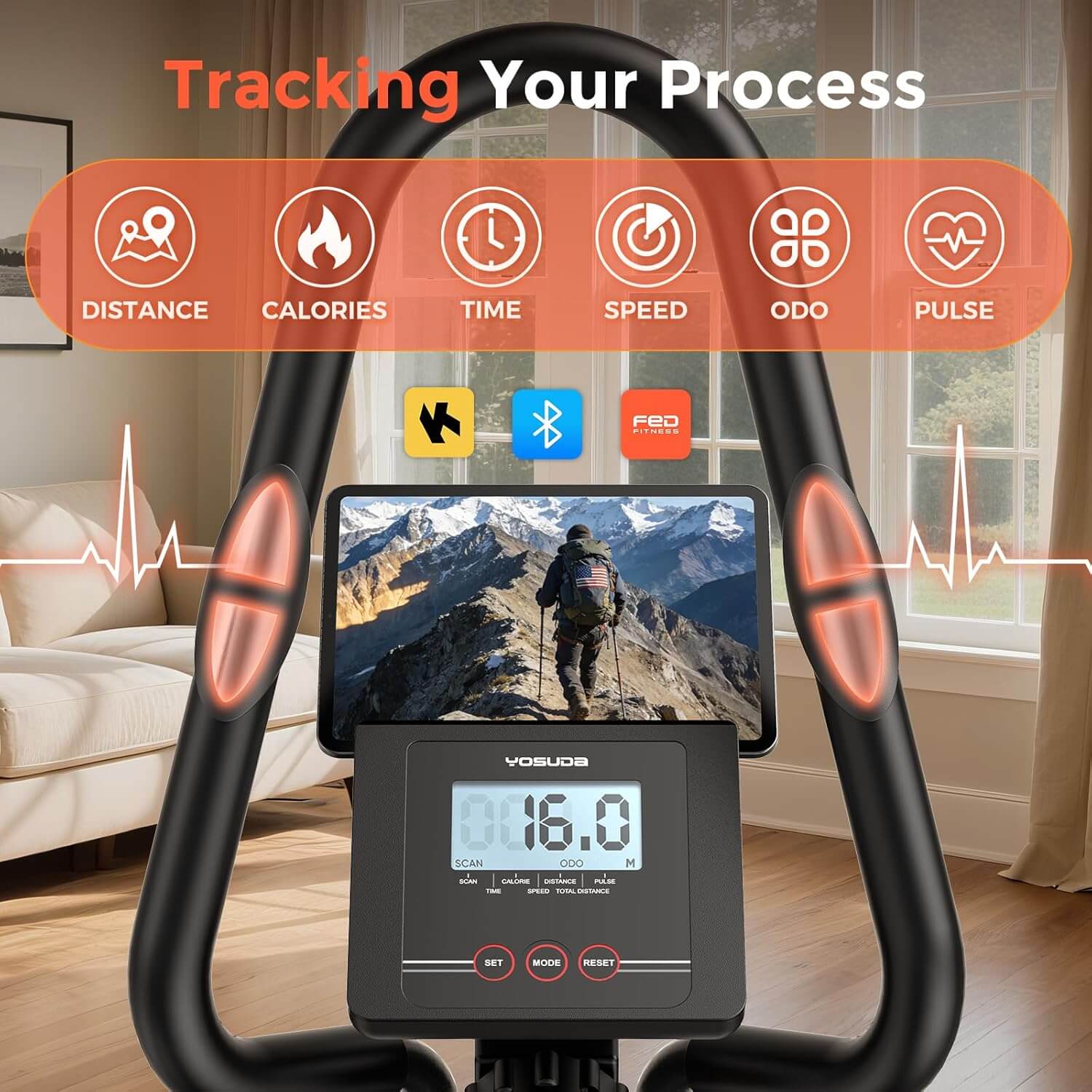 Yosuda DSJ-01 3-In-1 Elliptical Exercise Machine