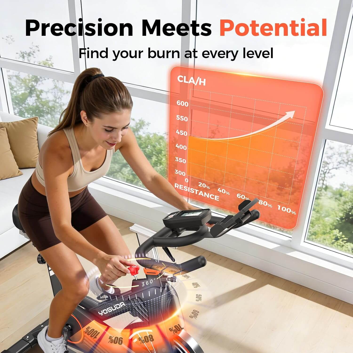 Yosuda PRO Magnetic Exercise Bike