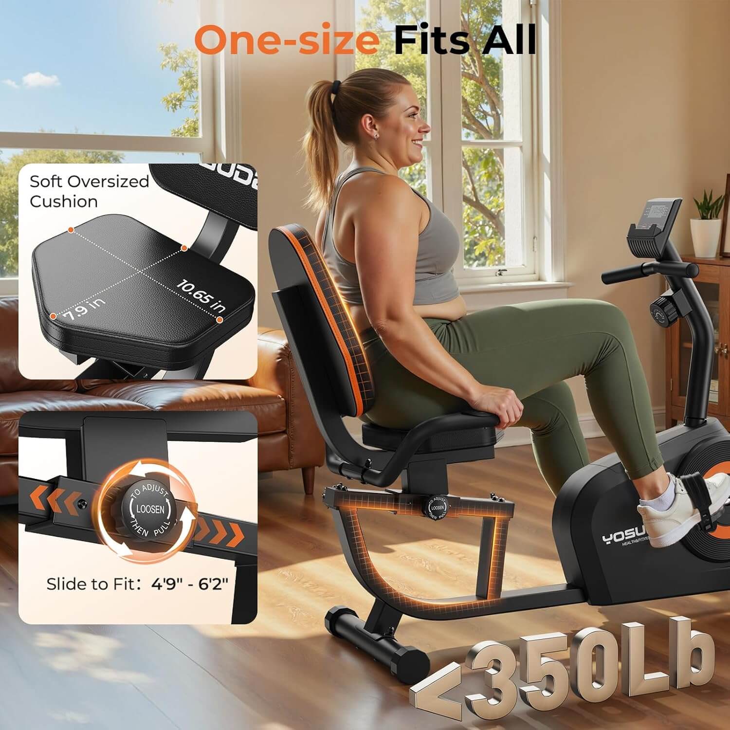 Yosuda Recumbent Exercise Bike