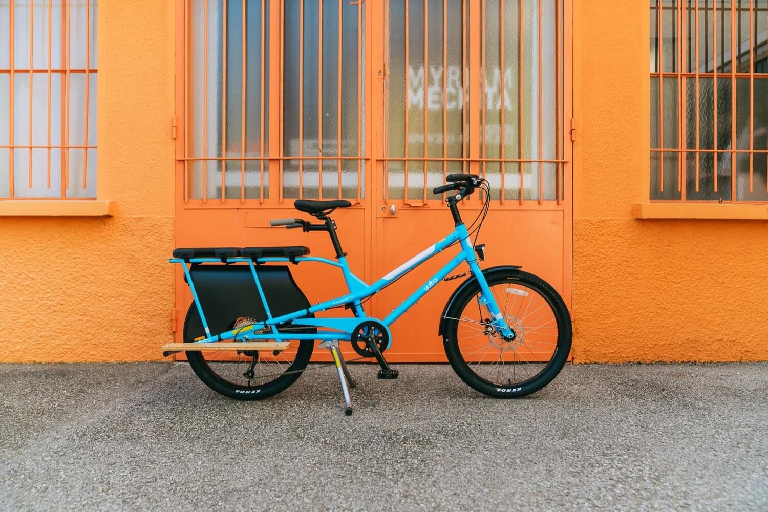 Yuba KOMBI Compact Commuter Longtail Electric Cargo Bike