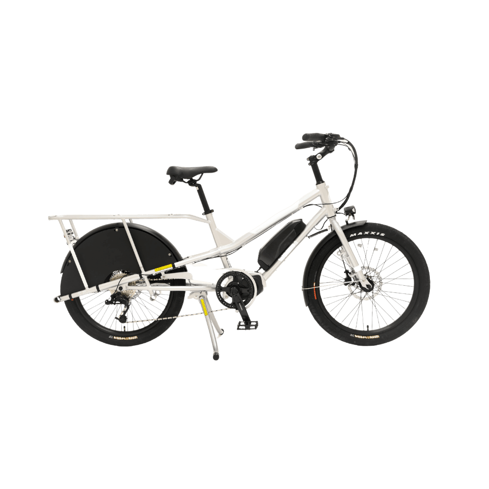 Yuba KOMBI E5 HT Compact Commuter Electric Cargo Bike, Front Fixation Version