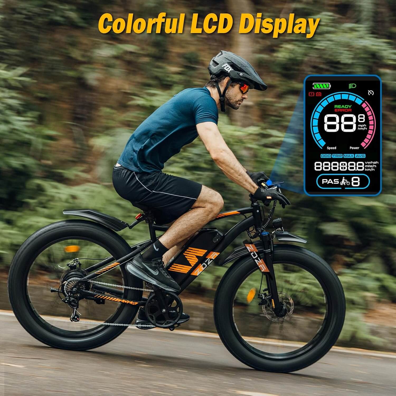 ZDZA ZA01 1500W Fat Tire Electric Mountain Bike