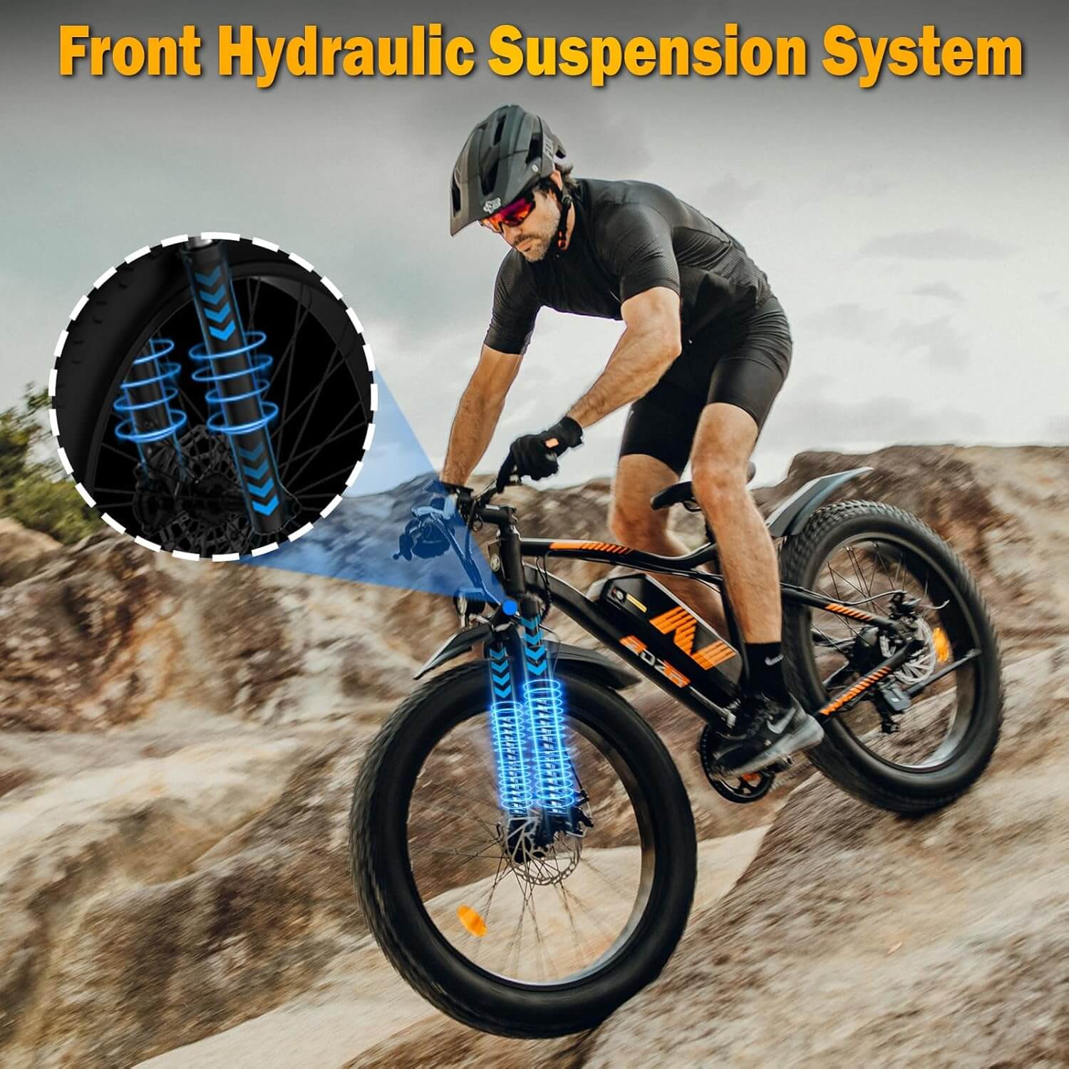 ZDZA ZA01 1500W Fat Tire Electric Mountain Bike