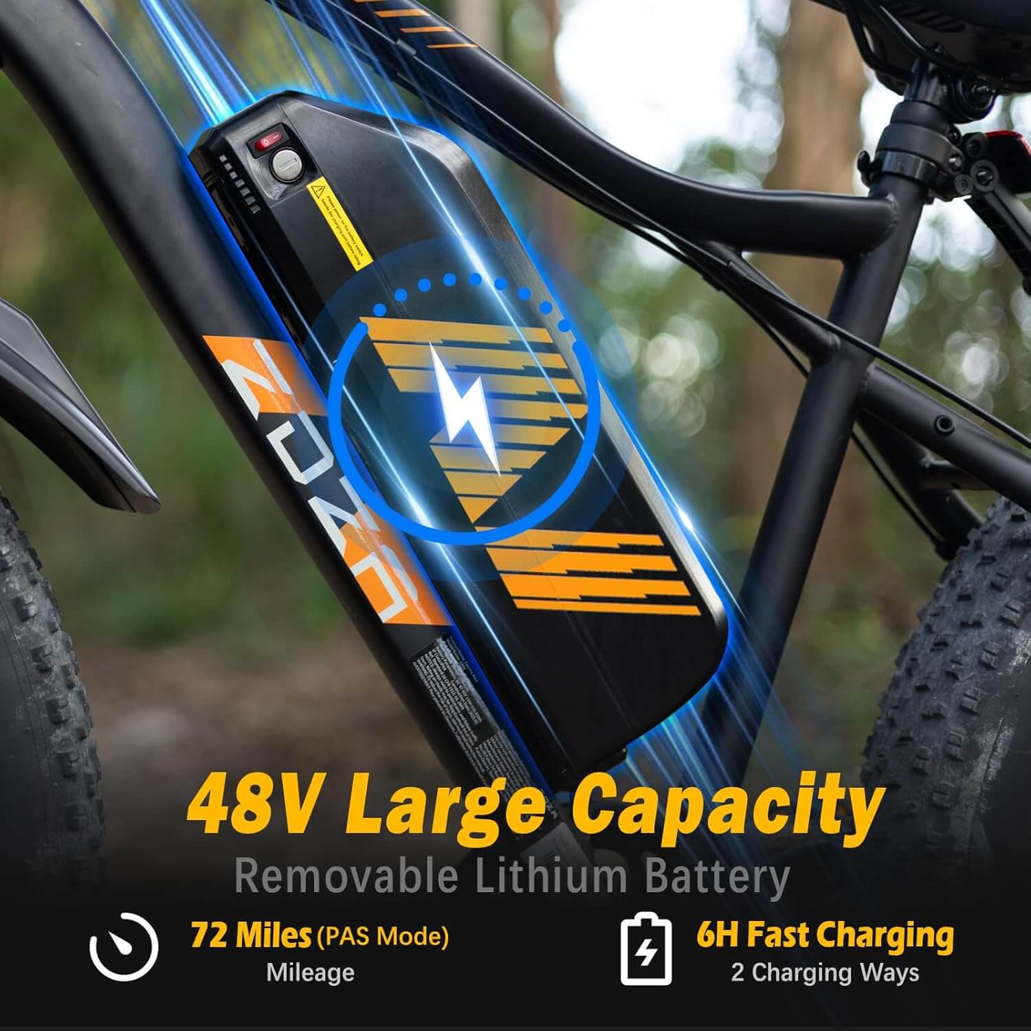 ZDZA ZA01 1500W Fat Tire Electric Mountain Bike