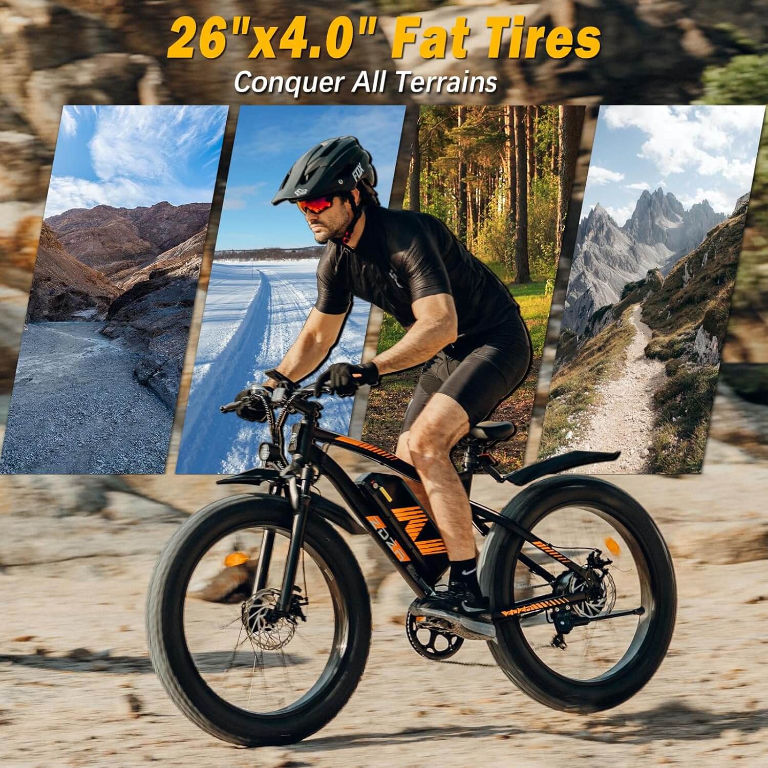 ZDZA ZA01 1500W Fat Tire Electric Mountain Bike