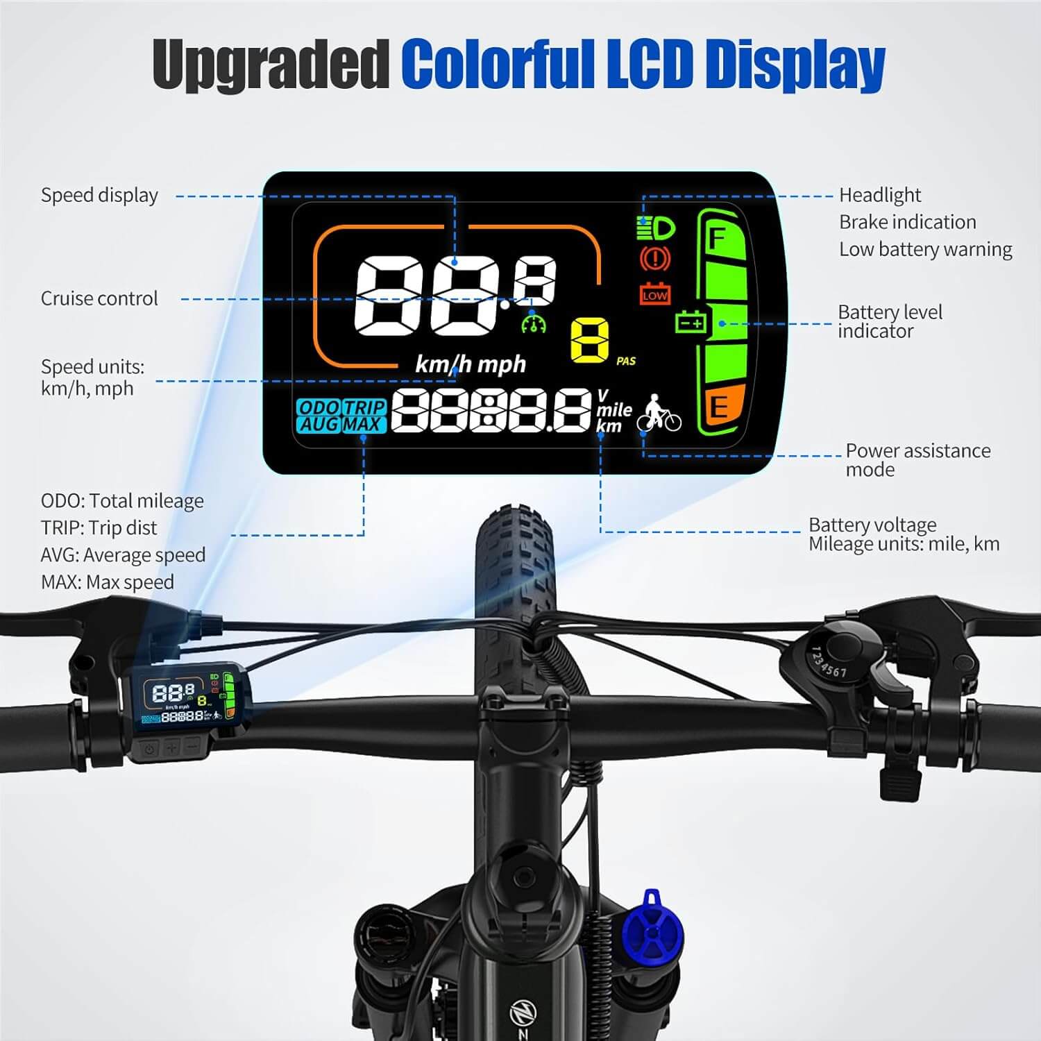 ZDZA ZA04 1000W 26" 7 Speed Electric Bike