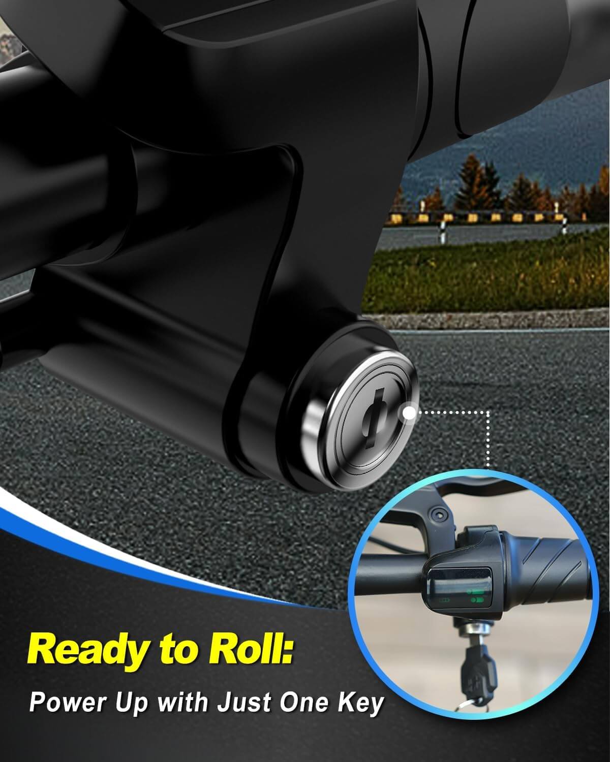 ZDZA ZD06 800W Foldable Electric Scooter with Seat, Basket