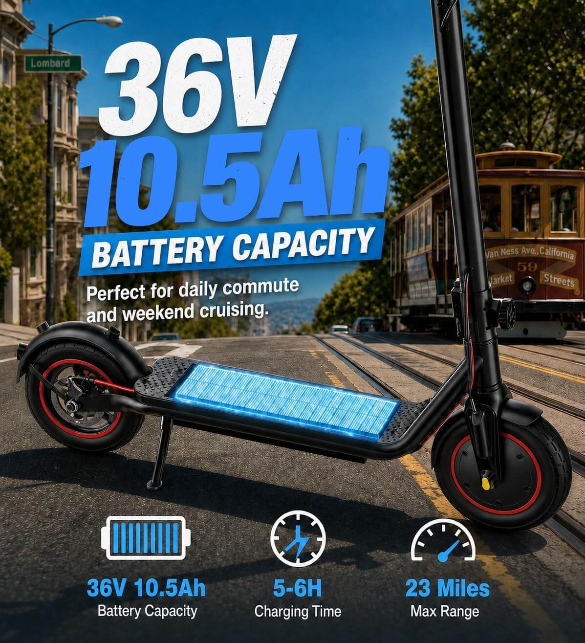 Zaprun W6 Folding Electric Scooter