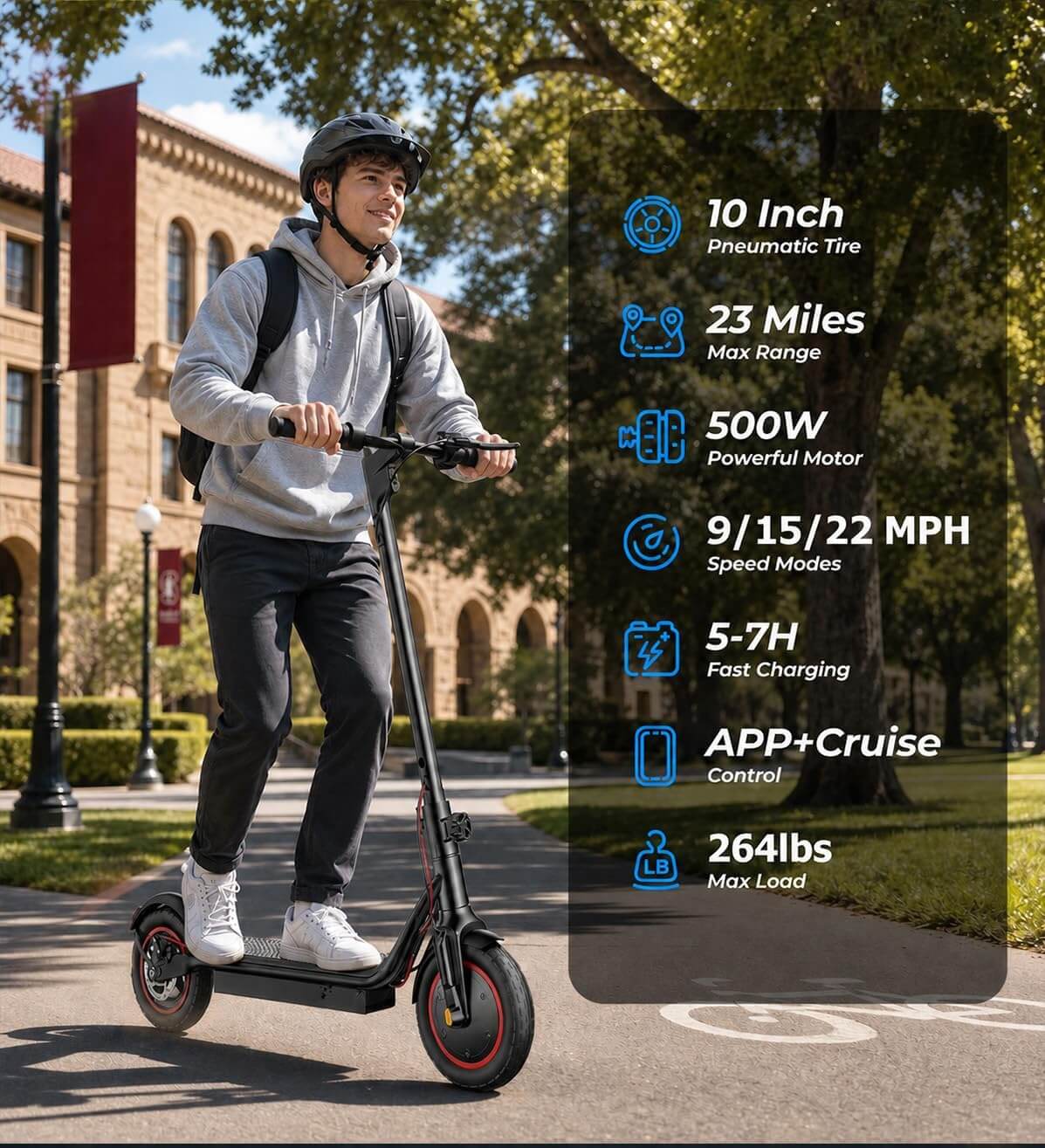 Zaprun W6 Folding Electric Scooter