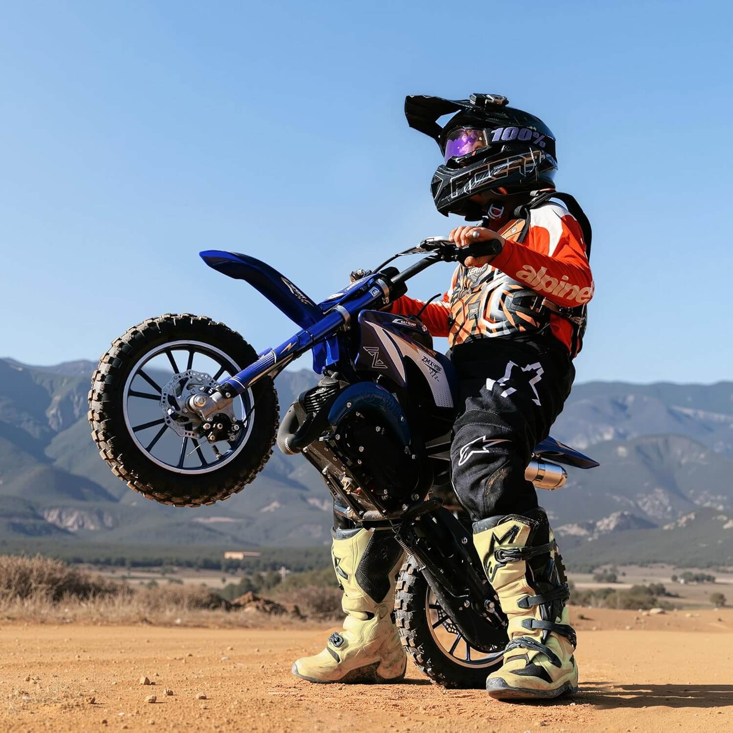 Zeaimx 49cc 2-Stroke Kids' Gas Dirt Mini Bike