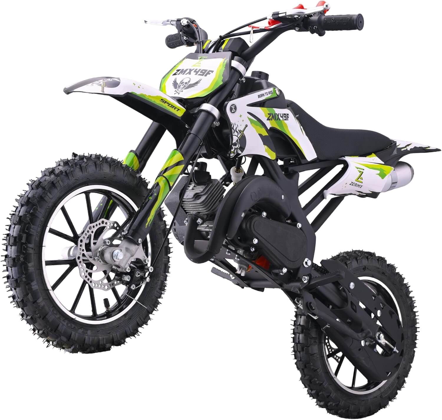 Zeaimx 49cc 2-Stroke Kids' Gas Dirt Mini Bike Upzy.com Zeaimx 49cc 2-Stroke Kids' Gas Dirt Mini Bike Upzy.com