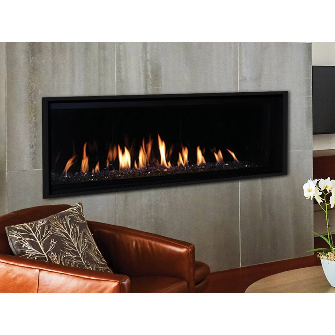 Astria ALLUME 60" DLX Series Linear Direct Vent Gas Fireplace