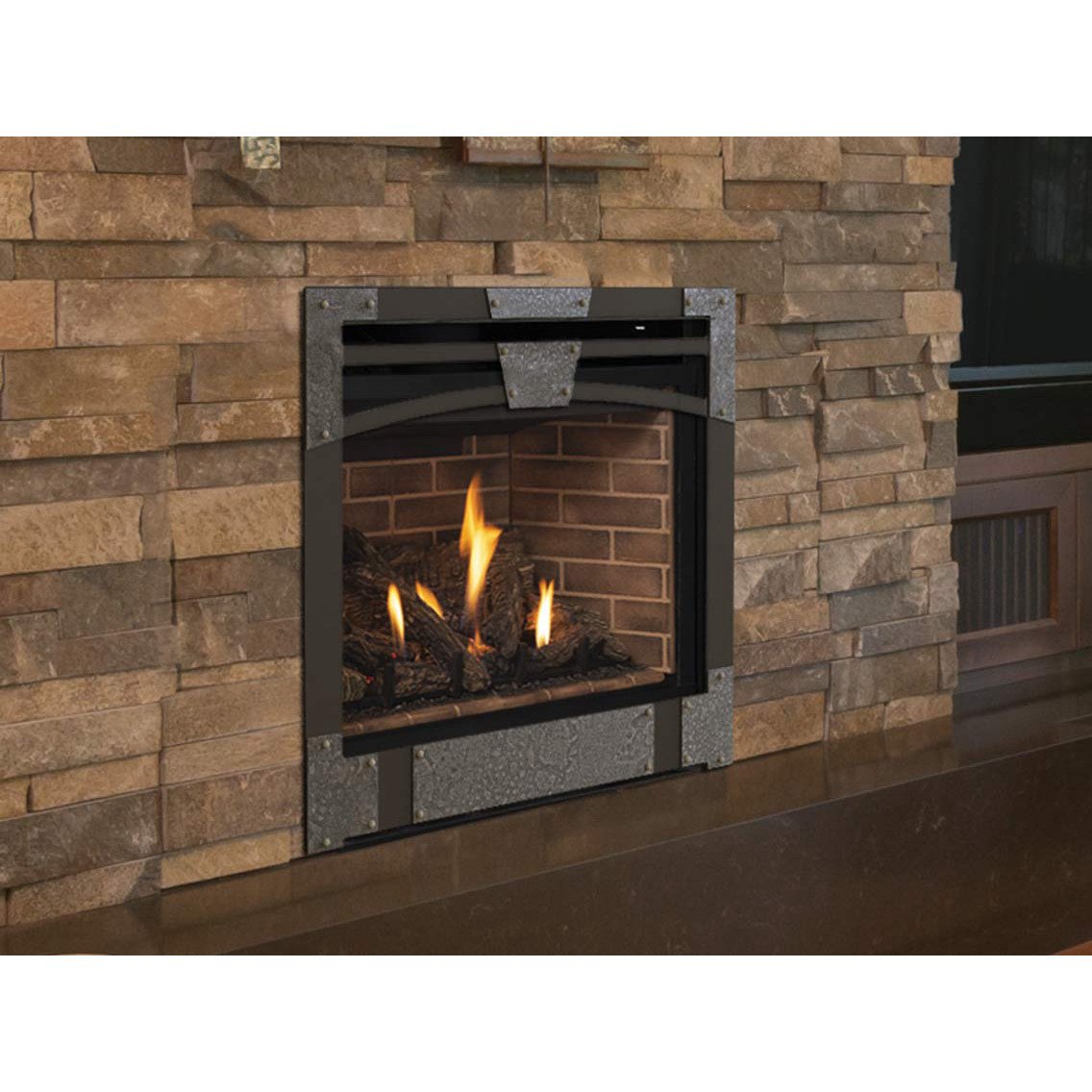 Astria GEMINI 40" DLX Series Traditional Top/Rear Direct Vent Gas Fireplace