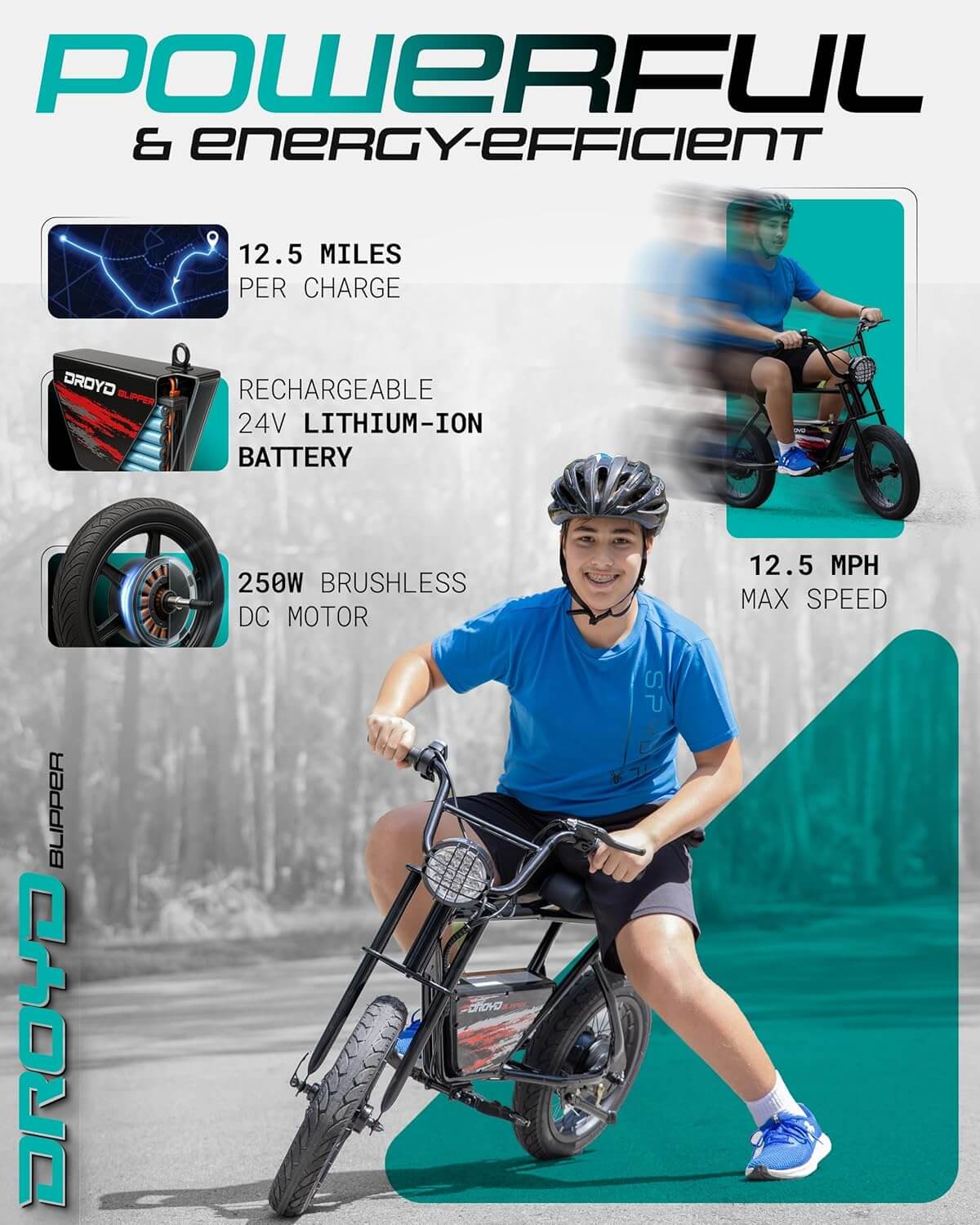 Droyd BLIPPER PLUS Kids' Electric Mini Bike