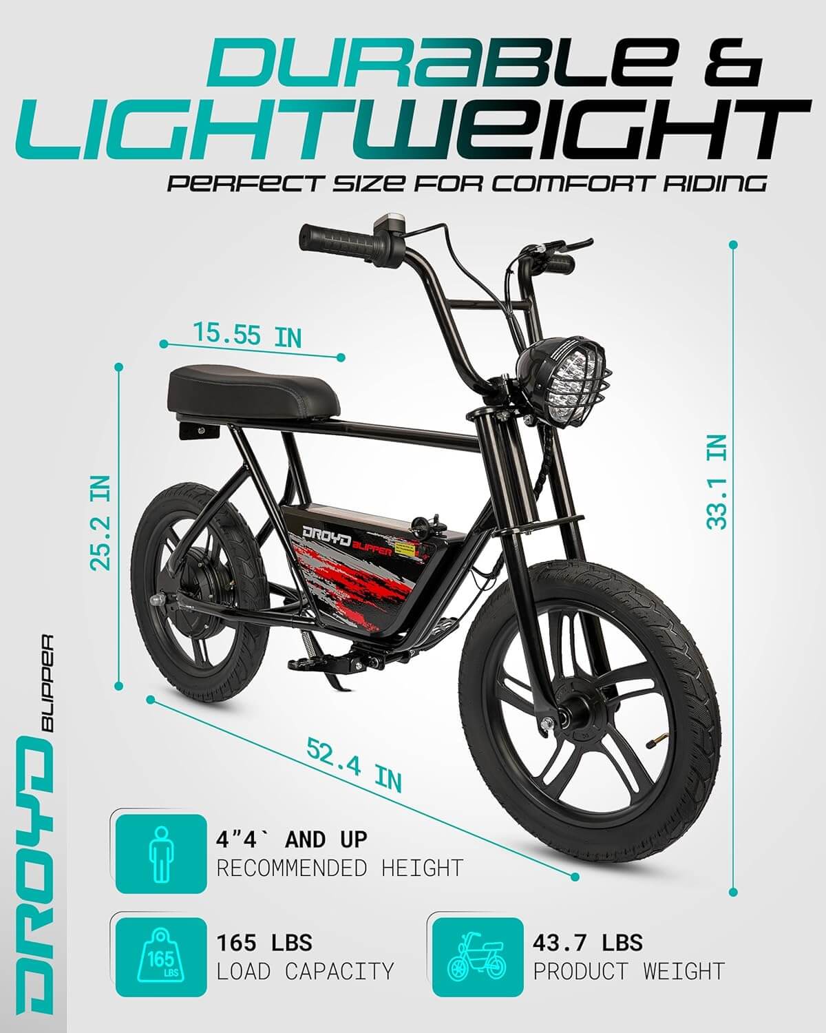 Droyd BLIPPER PLUS Kids' Electric Mini Bike