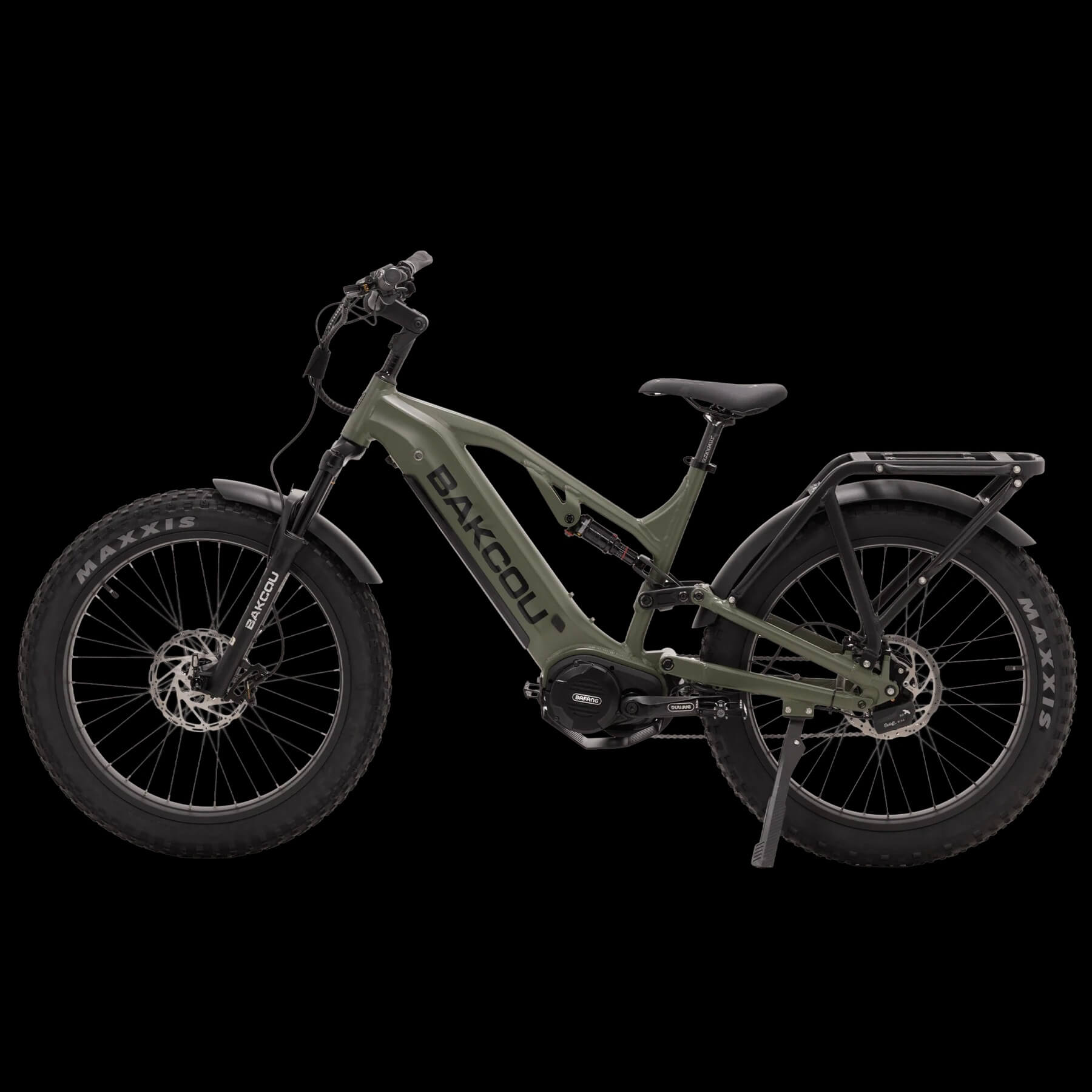 2026 Bakcou Scout Jäger SD Mid Drive 14 Speed Suspension Electric Bike