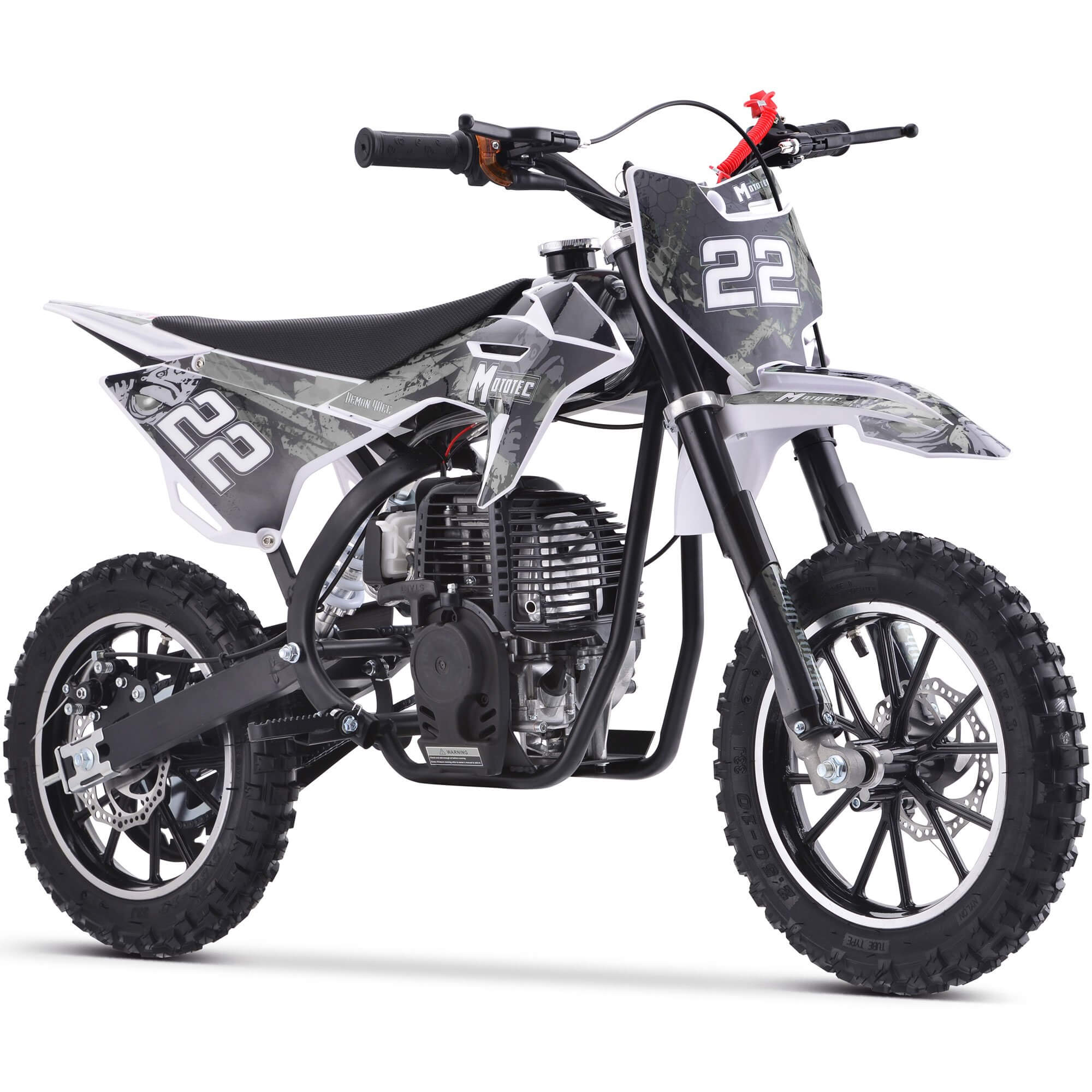 Mini Bike 50cc Big Kids Dirt Bike MotoTec Demon GAS 40cc 4-Stroke