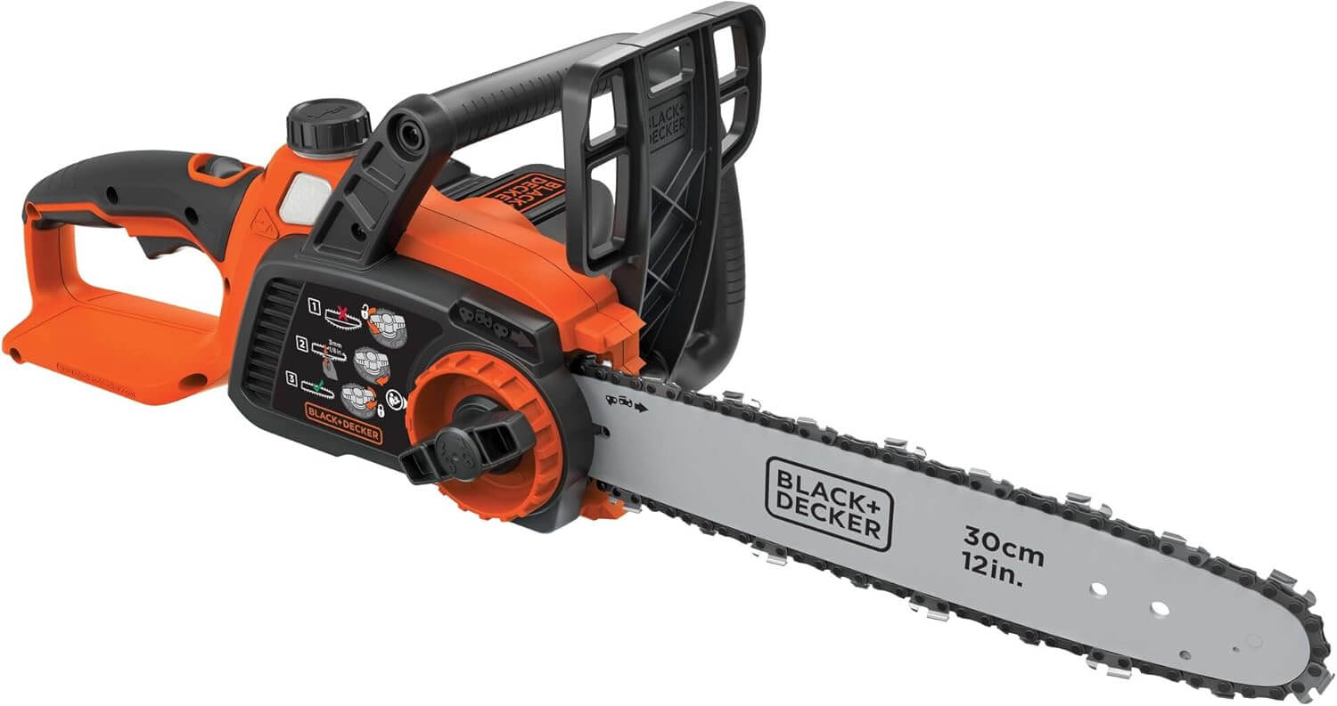 Black Decker 40V Max 12″ Cordless Electric Chainsaw, LCS1240