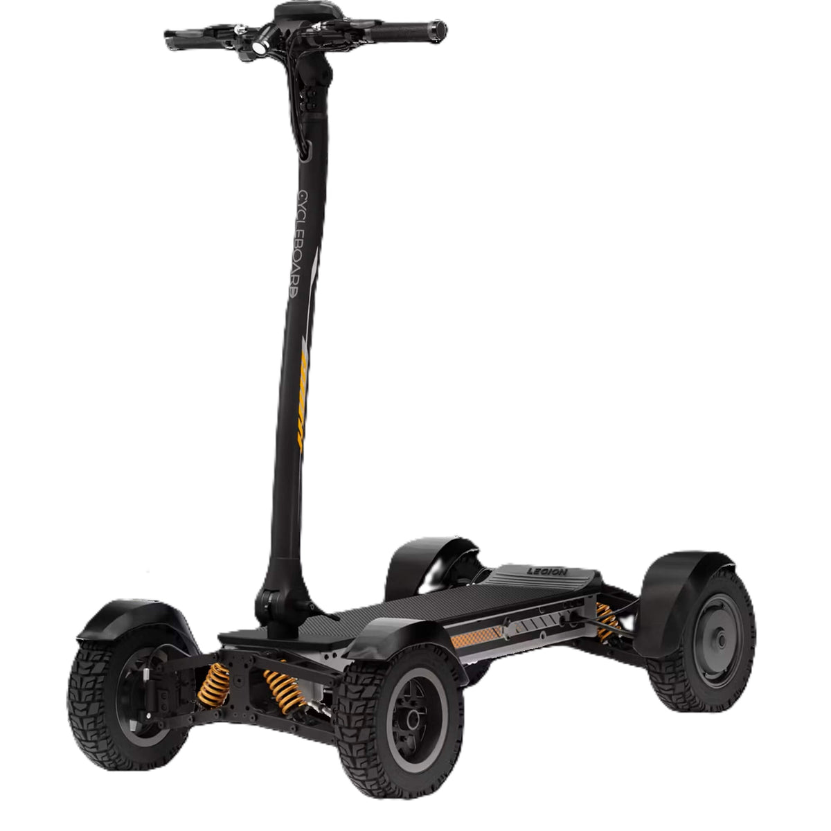 CycleBoard X-QUAD 3000W 60V Dual Suspension All-Terrain Electric Scoot ...