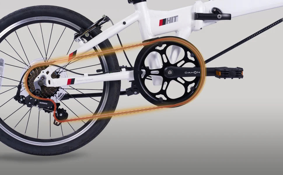 2026 Dahon HIT D7 7 Speed Folding Bike, 20" Wheels