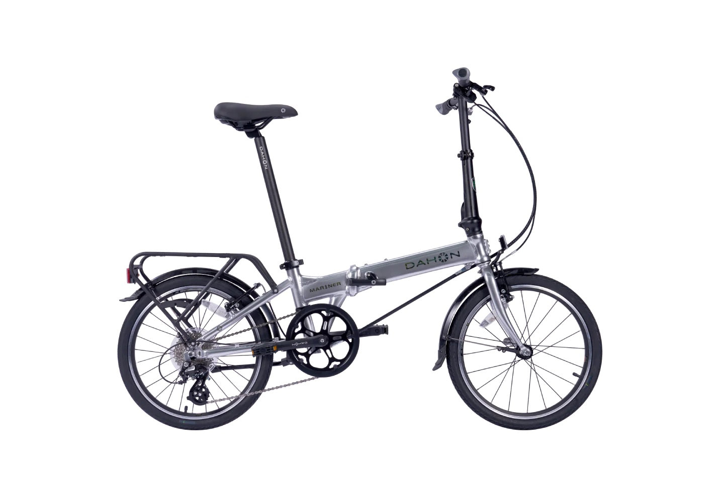 Dahon Mariner D8 II 8 Speed BRUSHED Folding Bike, 20" Wheels