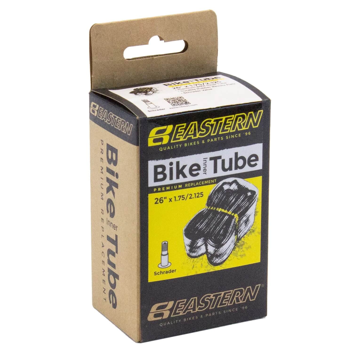 Eastern Bikes SCHRADER 26"x1.75/2.125" INNER TUBE, 1 Pack