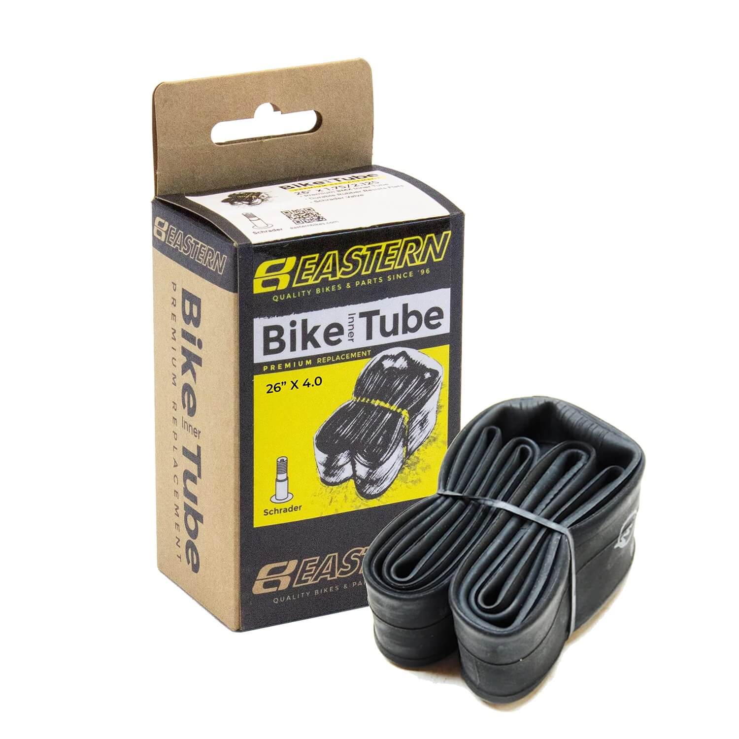 Eastern Bikes SCHRADER 26"x4.0" INNER TUBE, 1 Pack