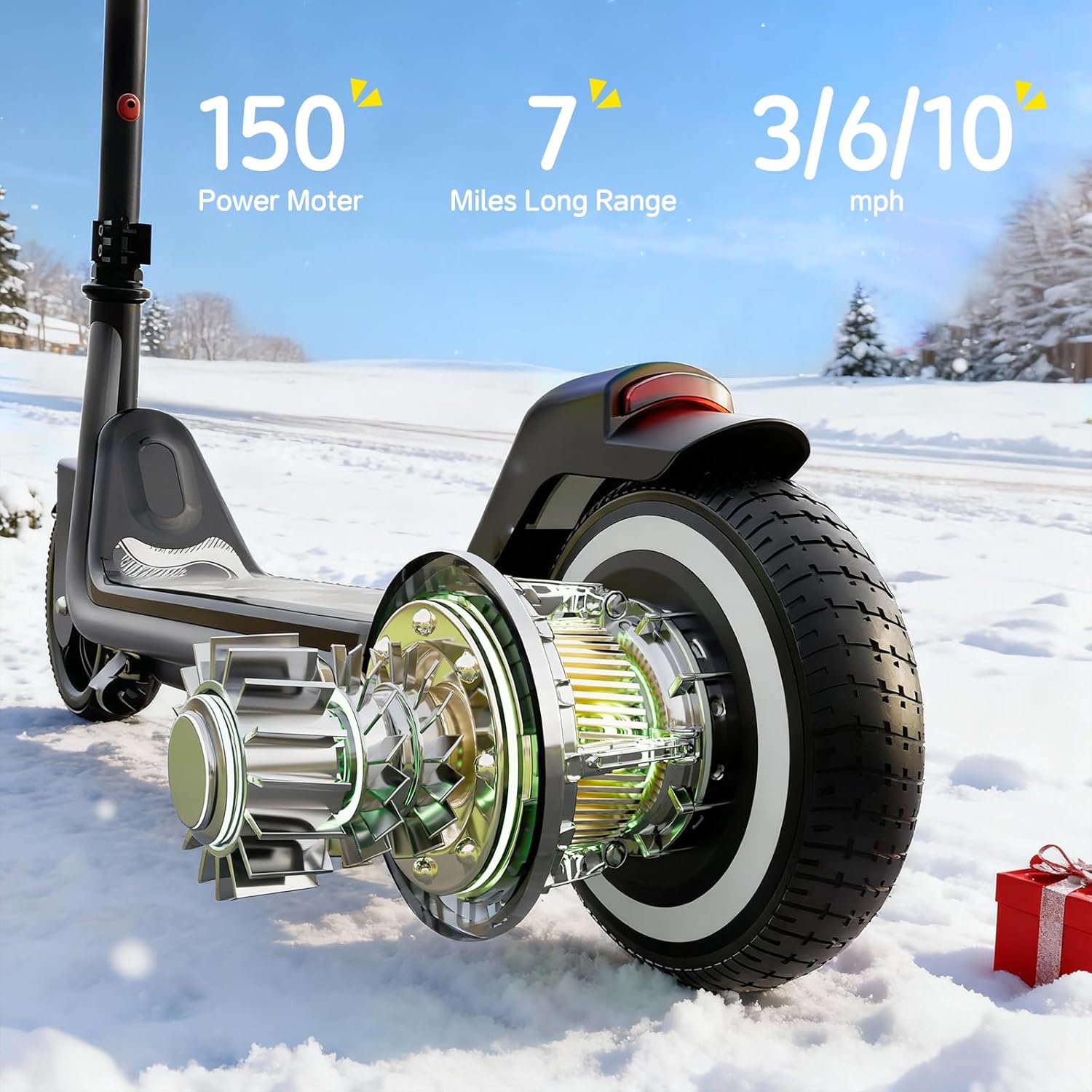 ECOROAD EK6 150W Kids Electric Scooter