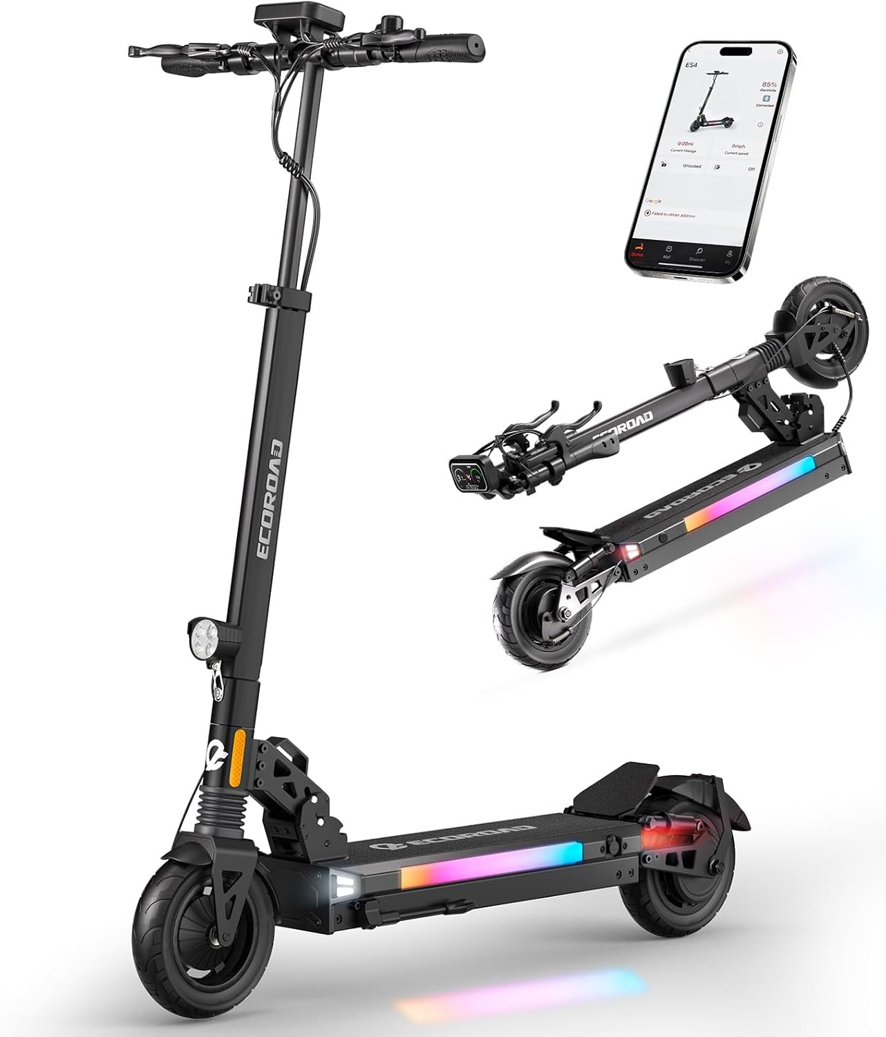 ECOROAD ES4 800W Adults Electric Folding Scooter